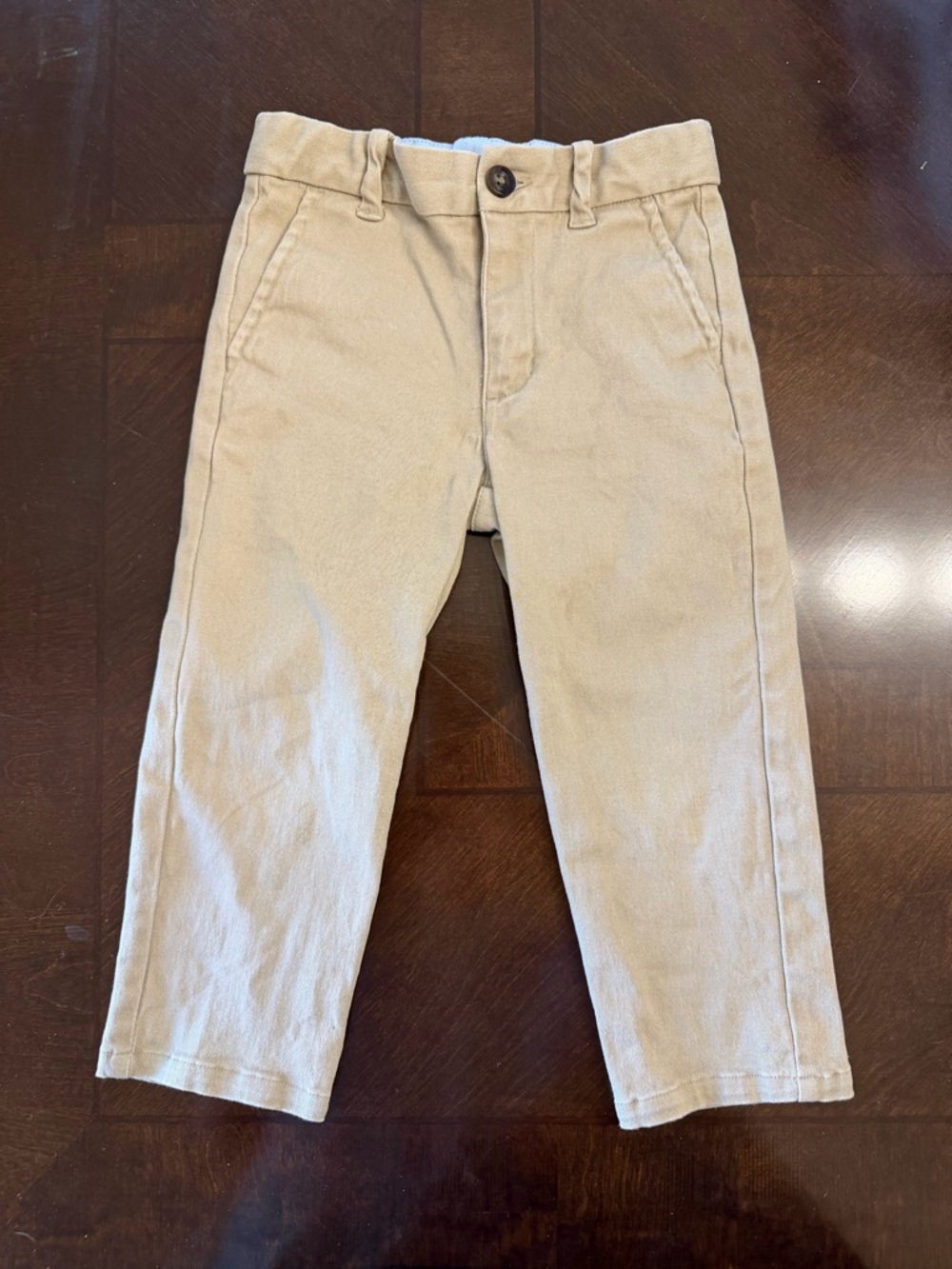 Janie and Jack Tan Straight-Leg Kids khaki pants